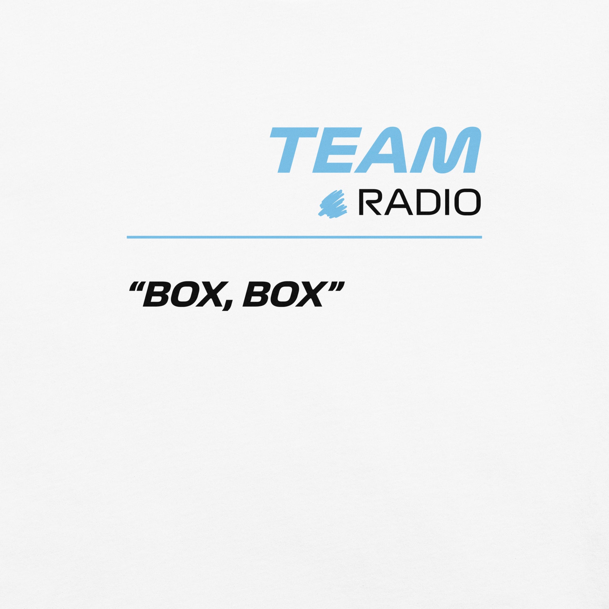 Williams F1 Team Radio Unisex T-Shirt in White