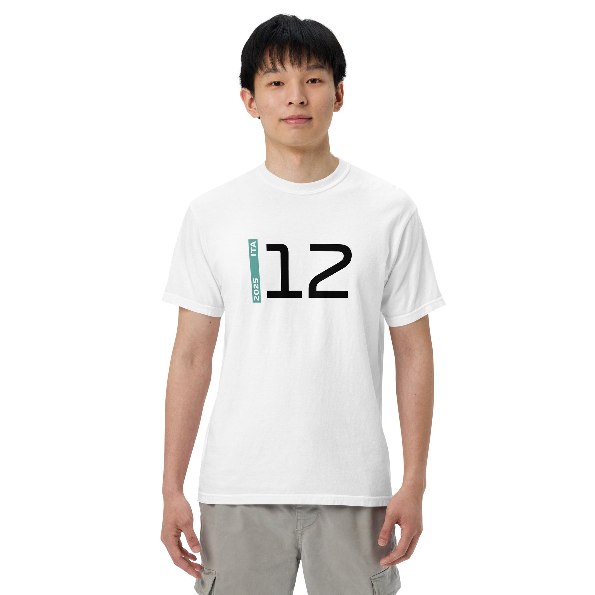 #12 F1 Driver Andrea Kimi Antonelli Unisex T-Shirt in White