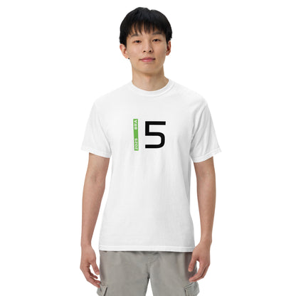 #5 F1 Driver Gabriel Bortoleto Unisex T-Shirt in White