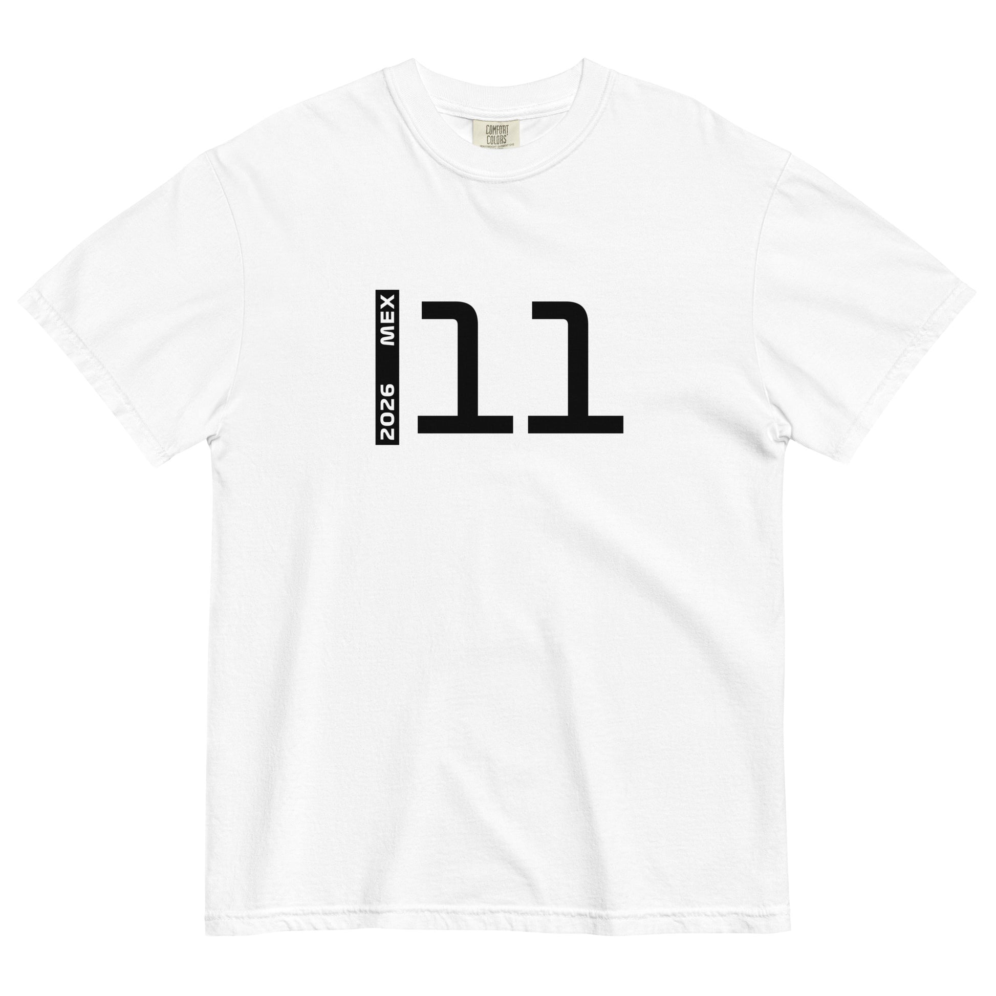 Sergio Perez #11 F1 Driver Unisex T-Shirt in White - Front View