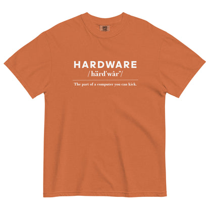 Hardware: The Parts of the Computer You Can Kick Unisex T-Shirt in Yam
