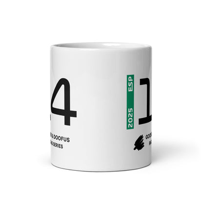 #14 F1 Driver Fernando Alonso Mug (11oz)