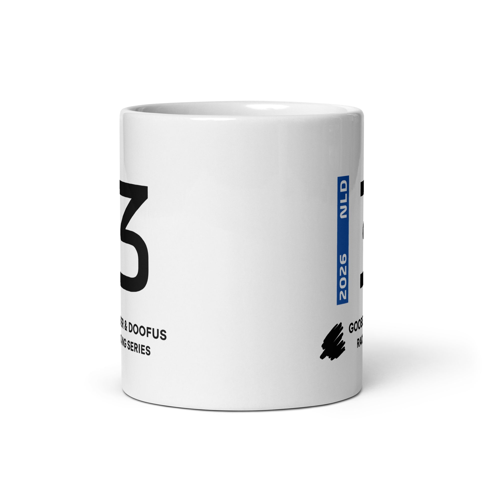 Max Verstappen #3 F1 Driver White Mug (11oz) - Front Side