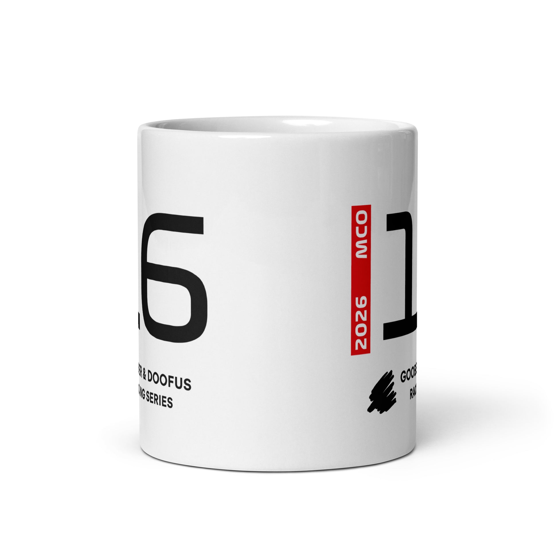 Charles Leclerc #16 F1 Driver White Mug (11oz) - Front Side