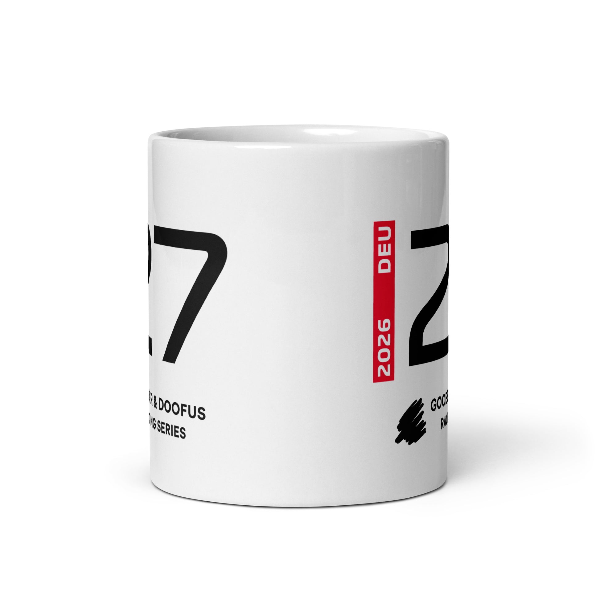 Nico Hulkenberg #27 F1 Driver White Mug (11oz) - Front Side