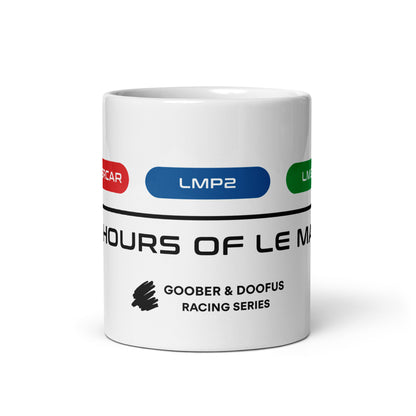 24 Hours Of Le Mans White Mug (11oz) - Front Side