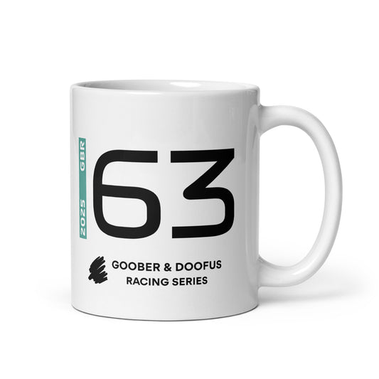 #63 F1 Driver George Russell Mug (11oz)