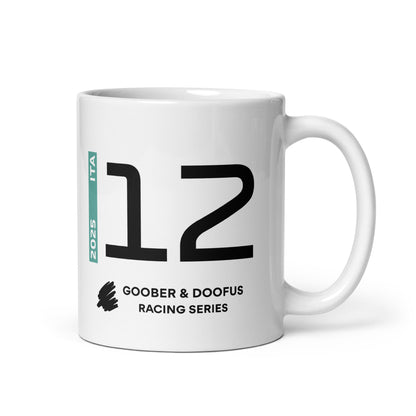 #12 F1 Driver Andrea Kimi Antonelli Mug (11oz)