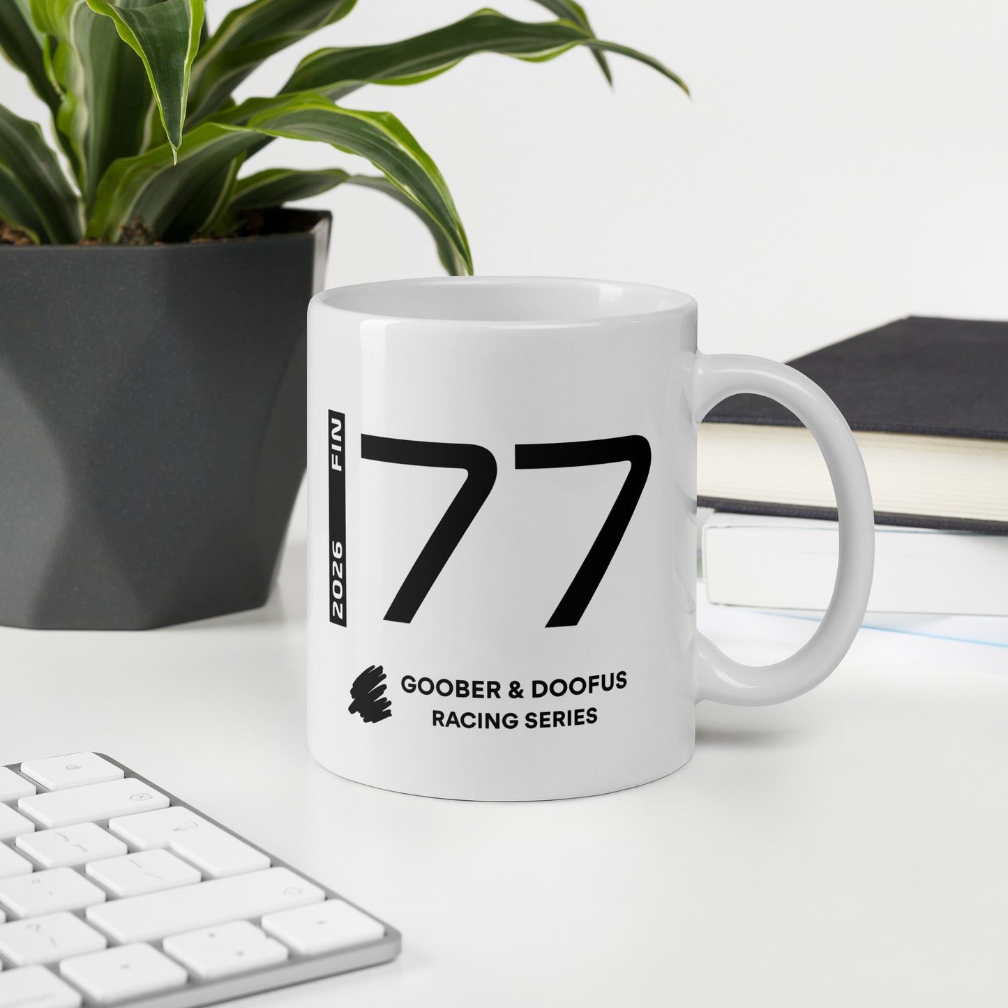 Valtteri Bottas #77 F1 Driver White Mug (11oz) - Office Desk