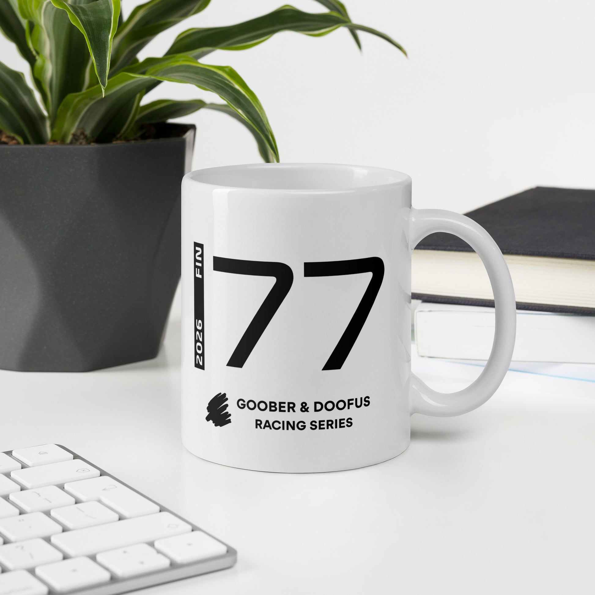 Valtteri Bottas #77 F1 Driver White Mug (11oz) - Office Desk