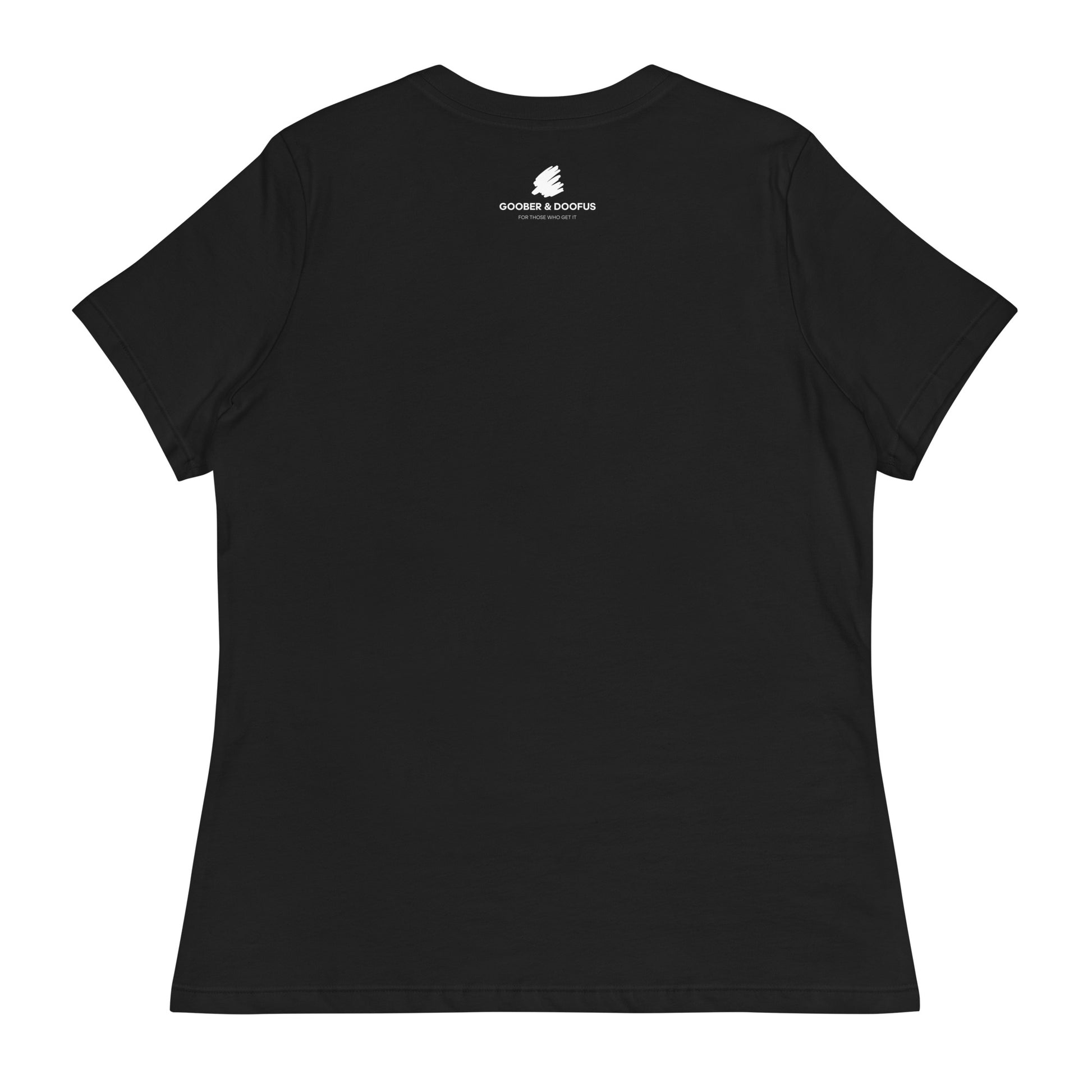 Box Box F1 Goober & Doofus Team Radio Women's Relaxed T-Shirt in Black