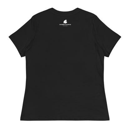 #81 F1 Driver Oscar Piastri Women's Relaxed T-Shirt in Black