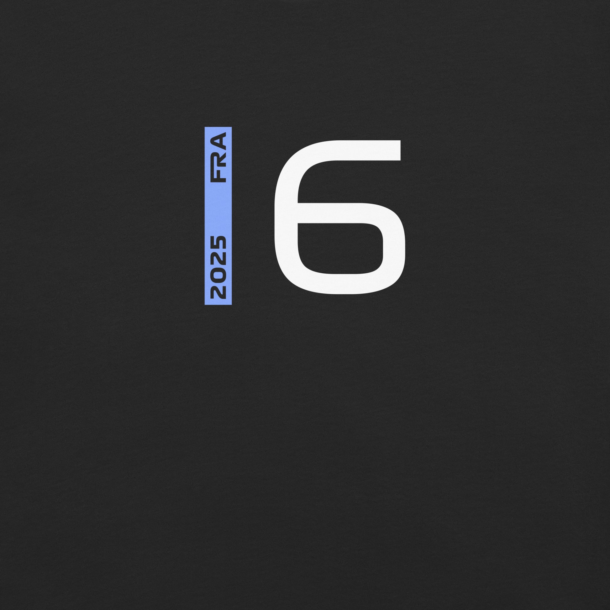#6 F1 Driver Isack Hadjar Women's Relaxed T-Shirt in Black