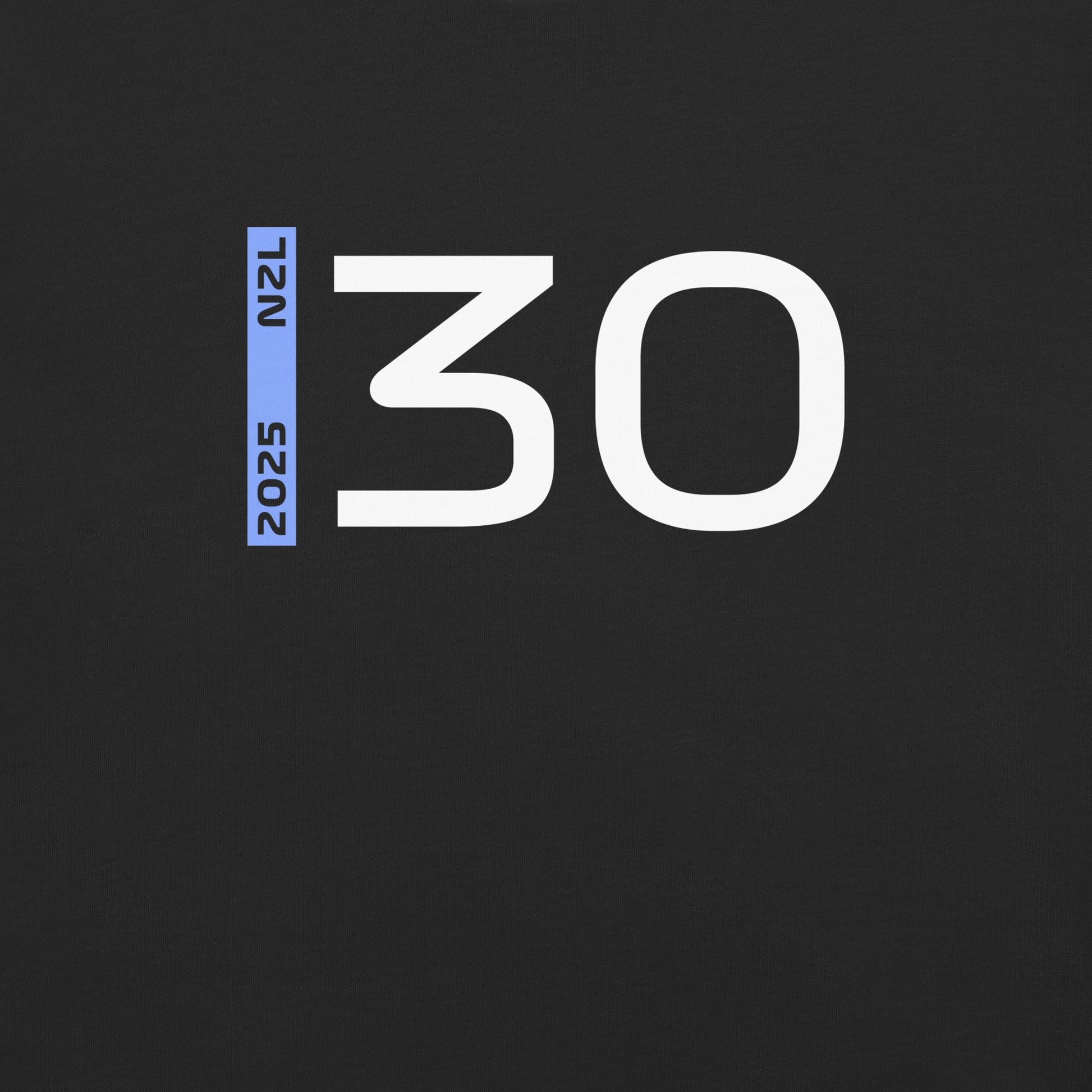 #30 F1 Driver Liam Lawson Women's Relaxed T-Shirt in Black