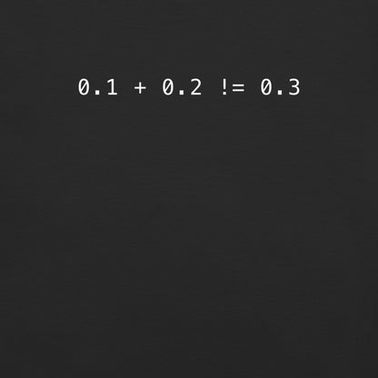 Zero Point One Plus Zero Point Two Does Not Equal Zero Point Three Women's Relaxed T-Shirt in Black