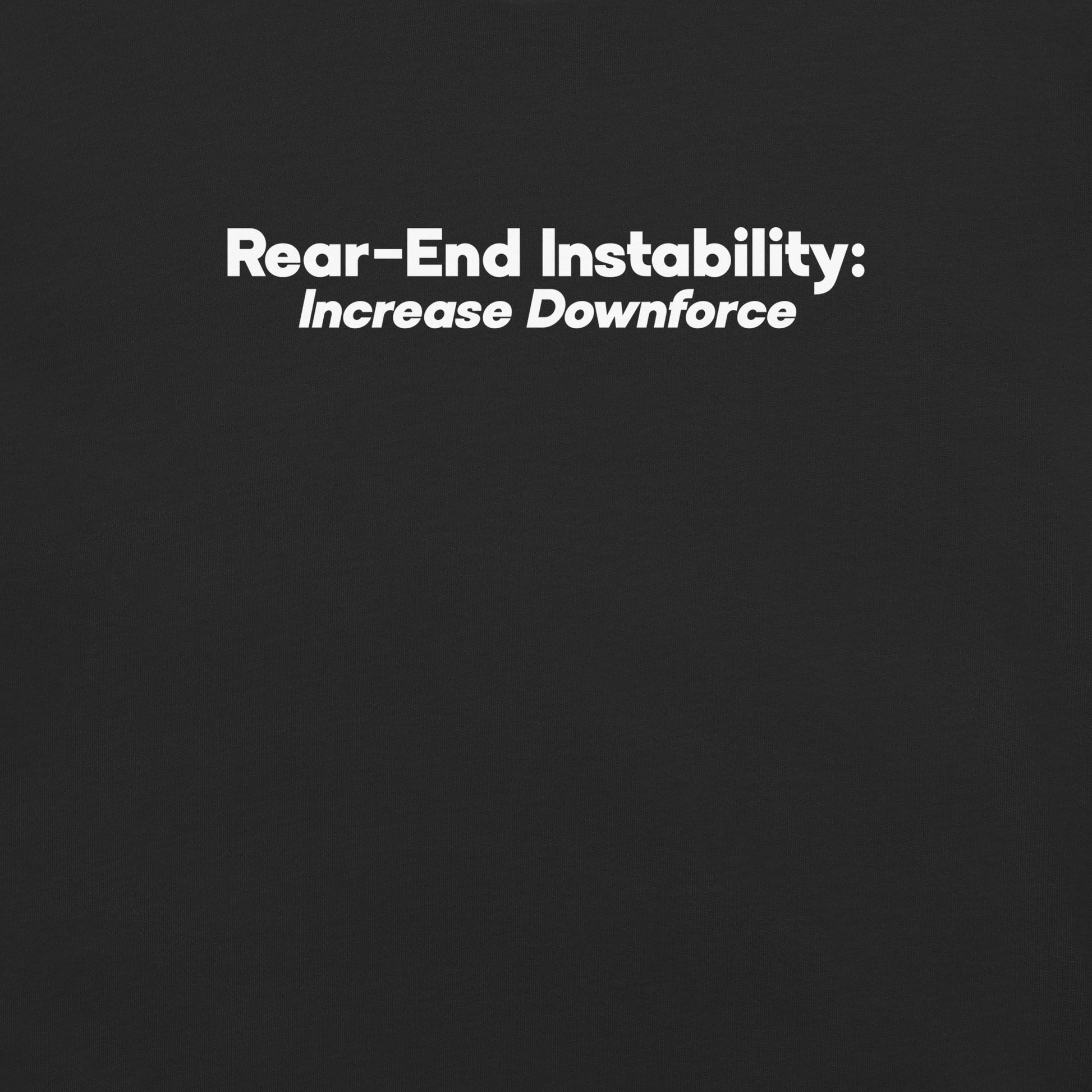 Read-End Instability Women's Relaxed T-Shirt in Black