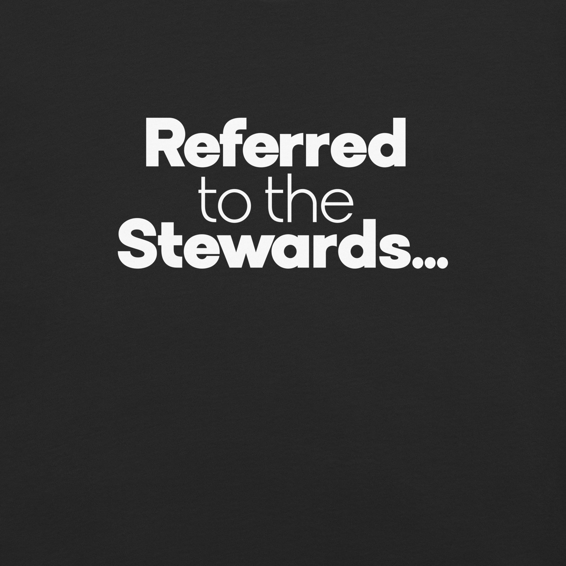Referred to the Stewards Women's Relaxed T-Shirt in Black