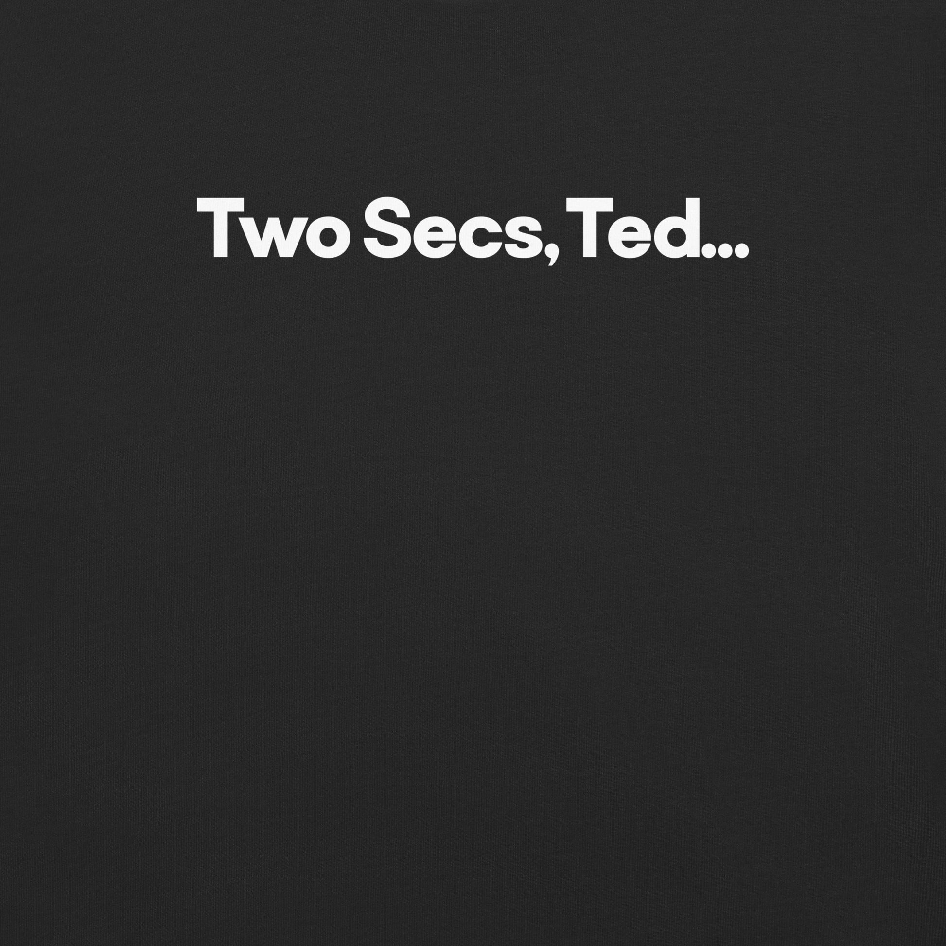 Two Secs Ted F1 Racing Women's Relaxed T-Shirt in Black