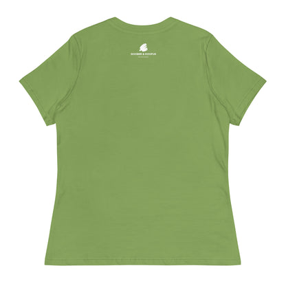Two Secs Ted F1 Racing Women's Relaxed T-Shirt in Leaf Green