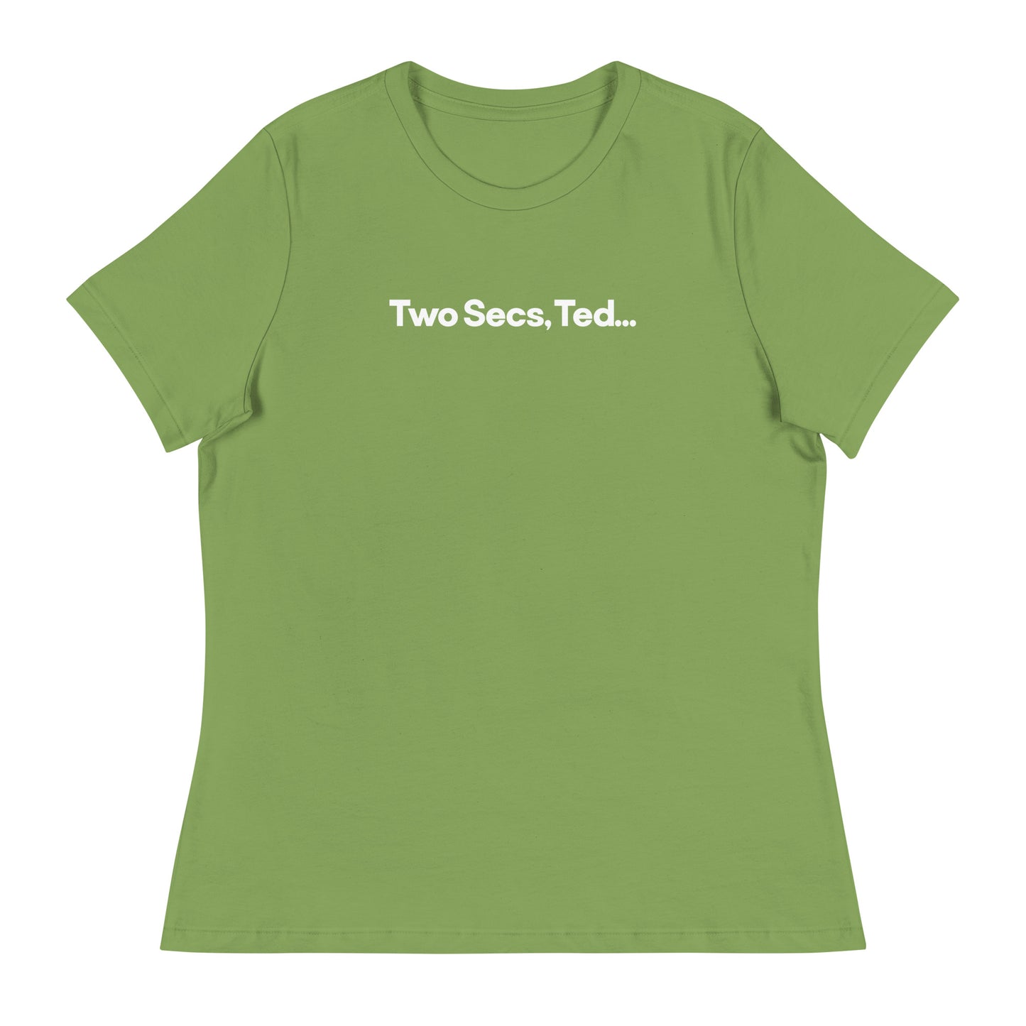 Two Secs Ted F1 Racing Women's Relaxed T-Shirt in Leaf Green