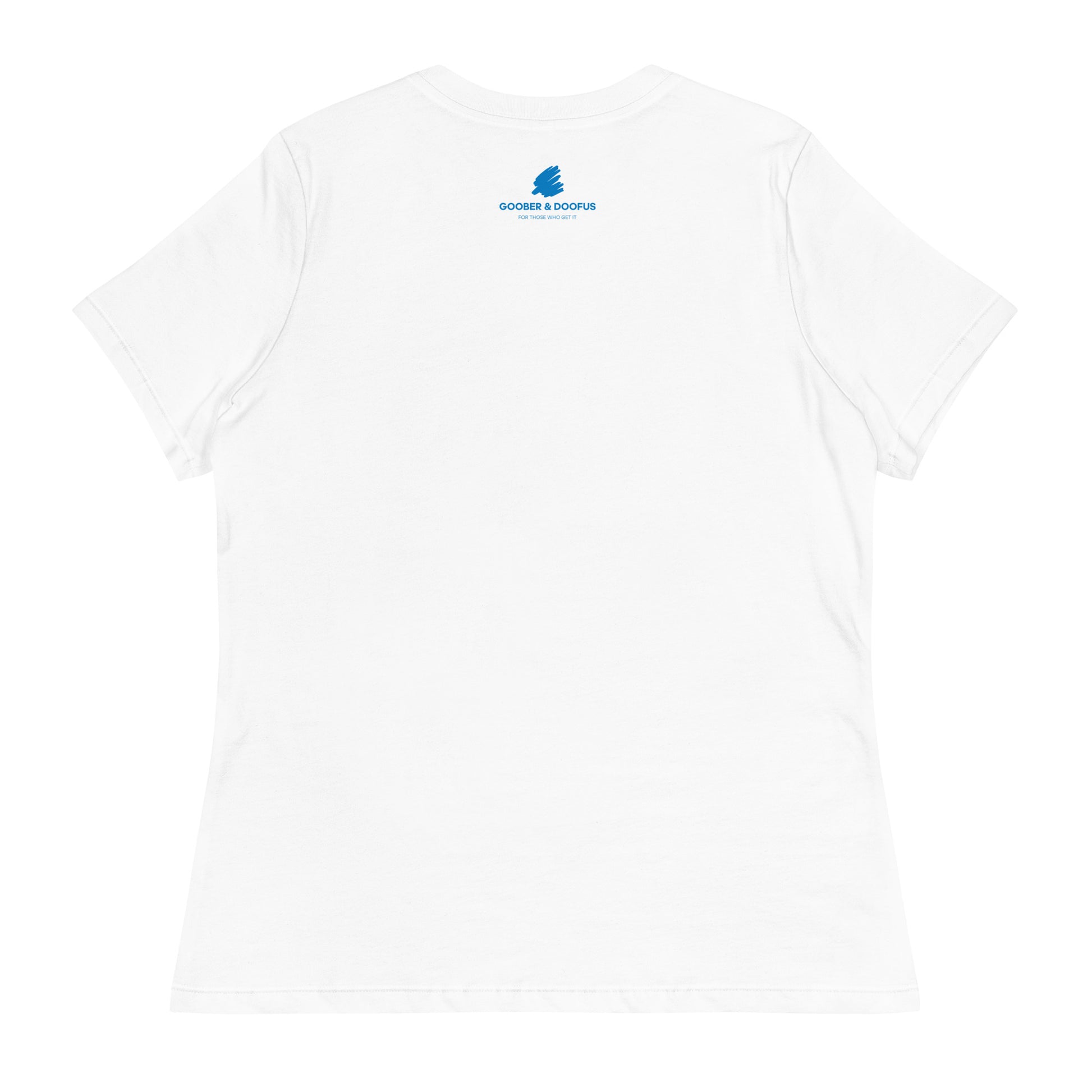 Box Box F1 Goober & Doofus Team Radio Women's Relaxed T-Shirt in White
