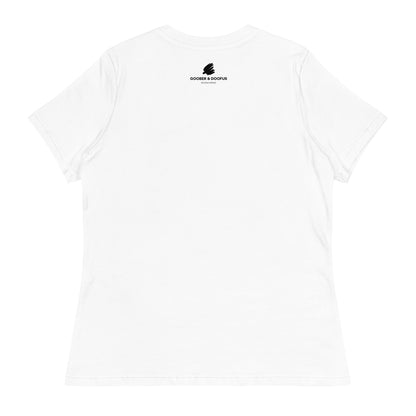 #81 F1 Driver Oscar Piastri Women's Relaxed T-Shirt in White