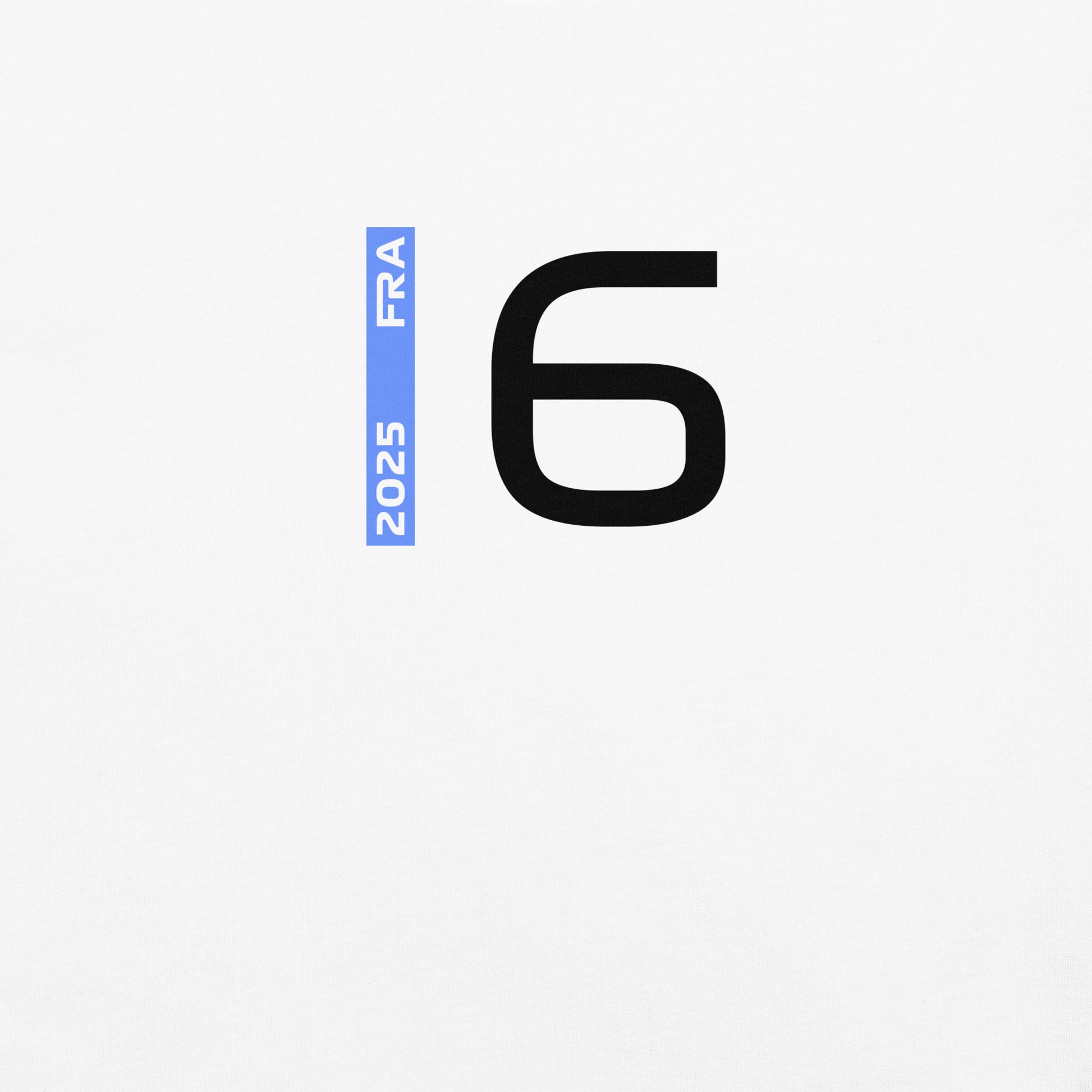 #6 F1 Driver Isack Hadjar Women's Relaxed T-Shirt in White