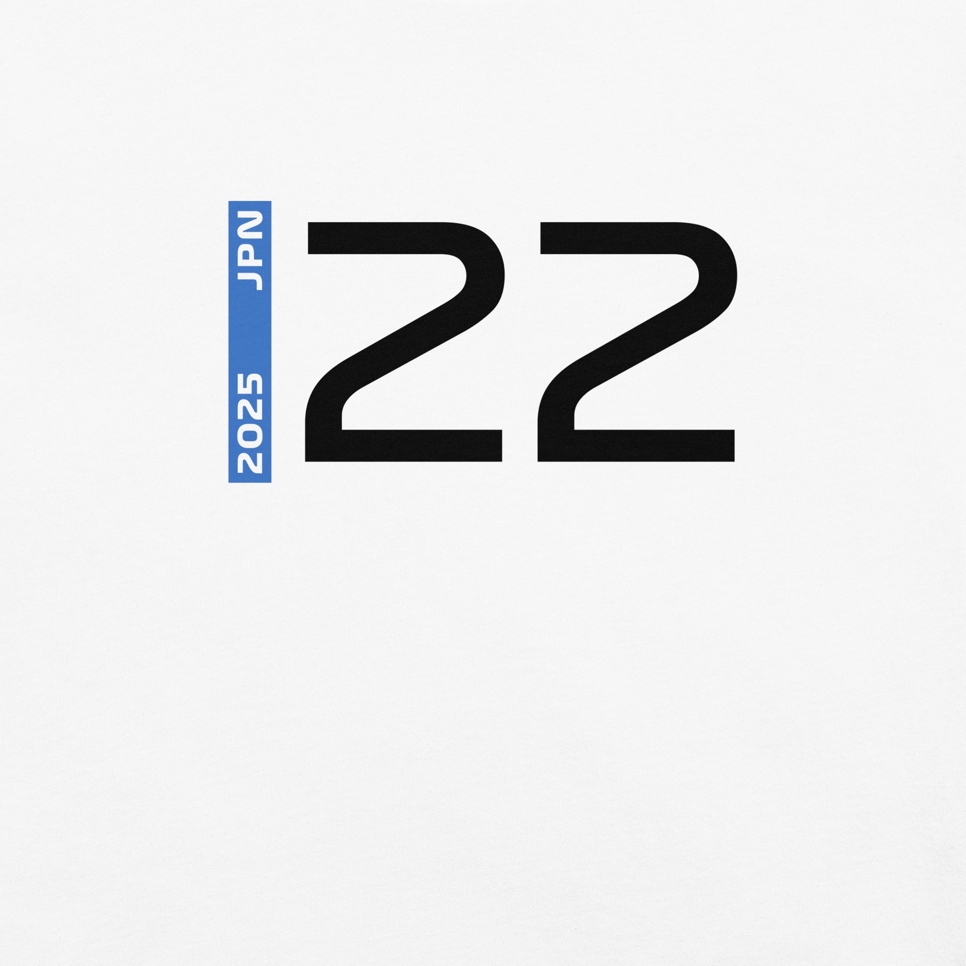 #22 F1 Driver Yuki Tsunoda Women's Relaxed T-Shirt in White