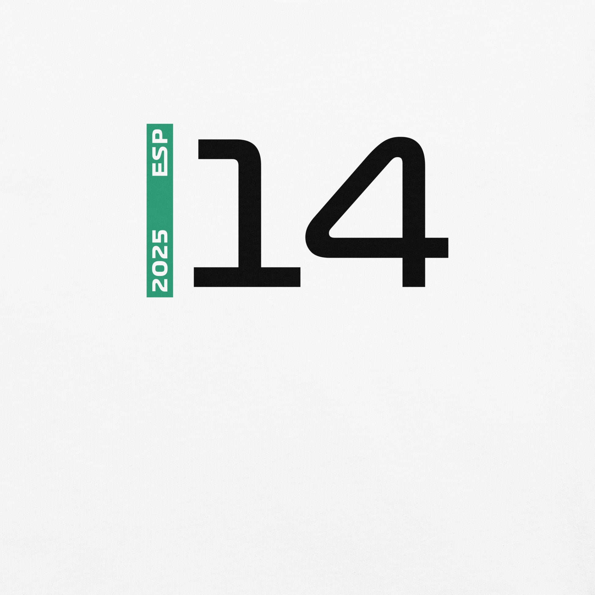 #14 F1 Driver Fernando Alonso Women's Relaxed T-Shirt in White