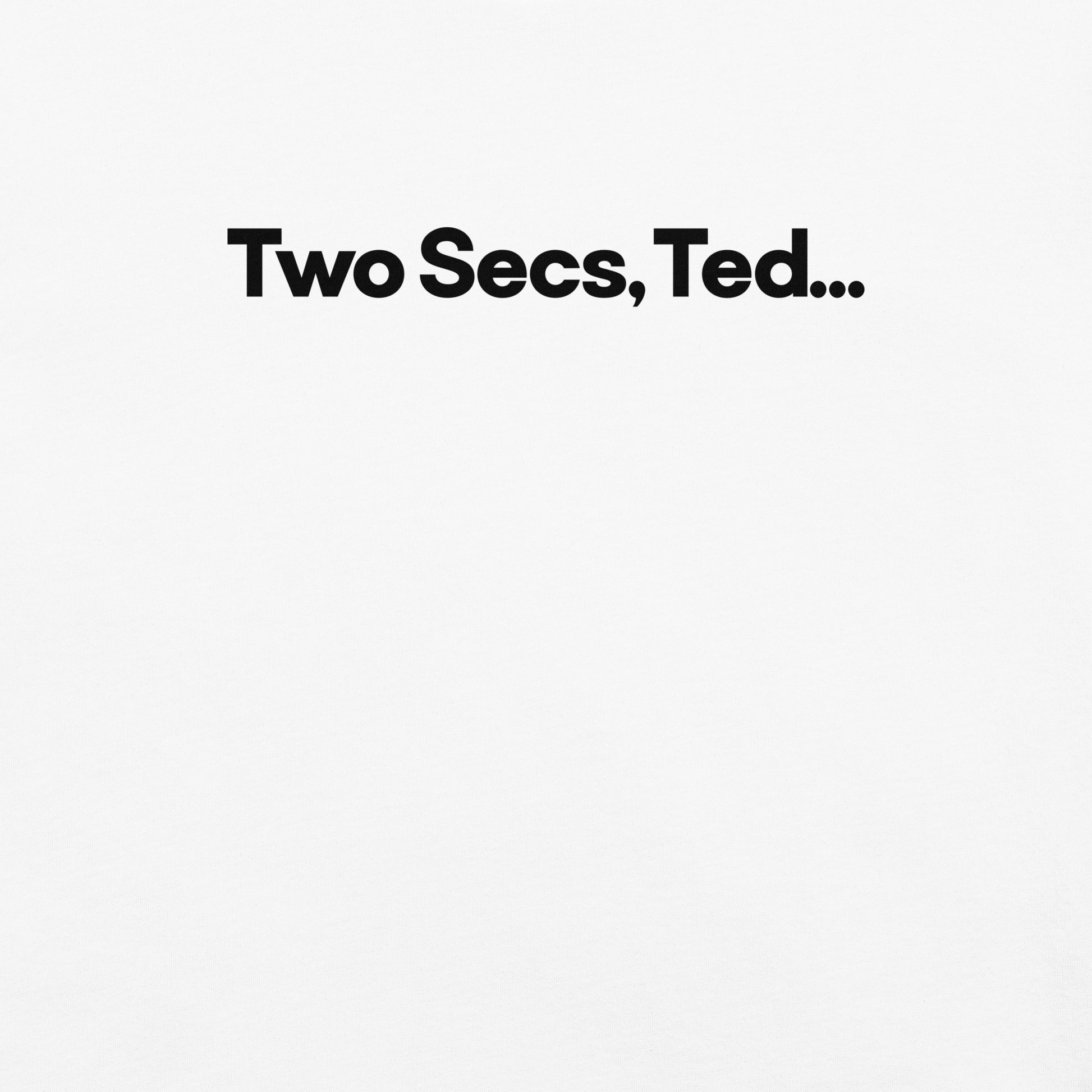 Two Secs Ted F1 Racing Women's Relaxed T-Shirt in White