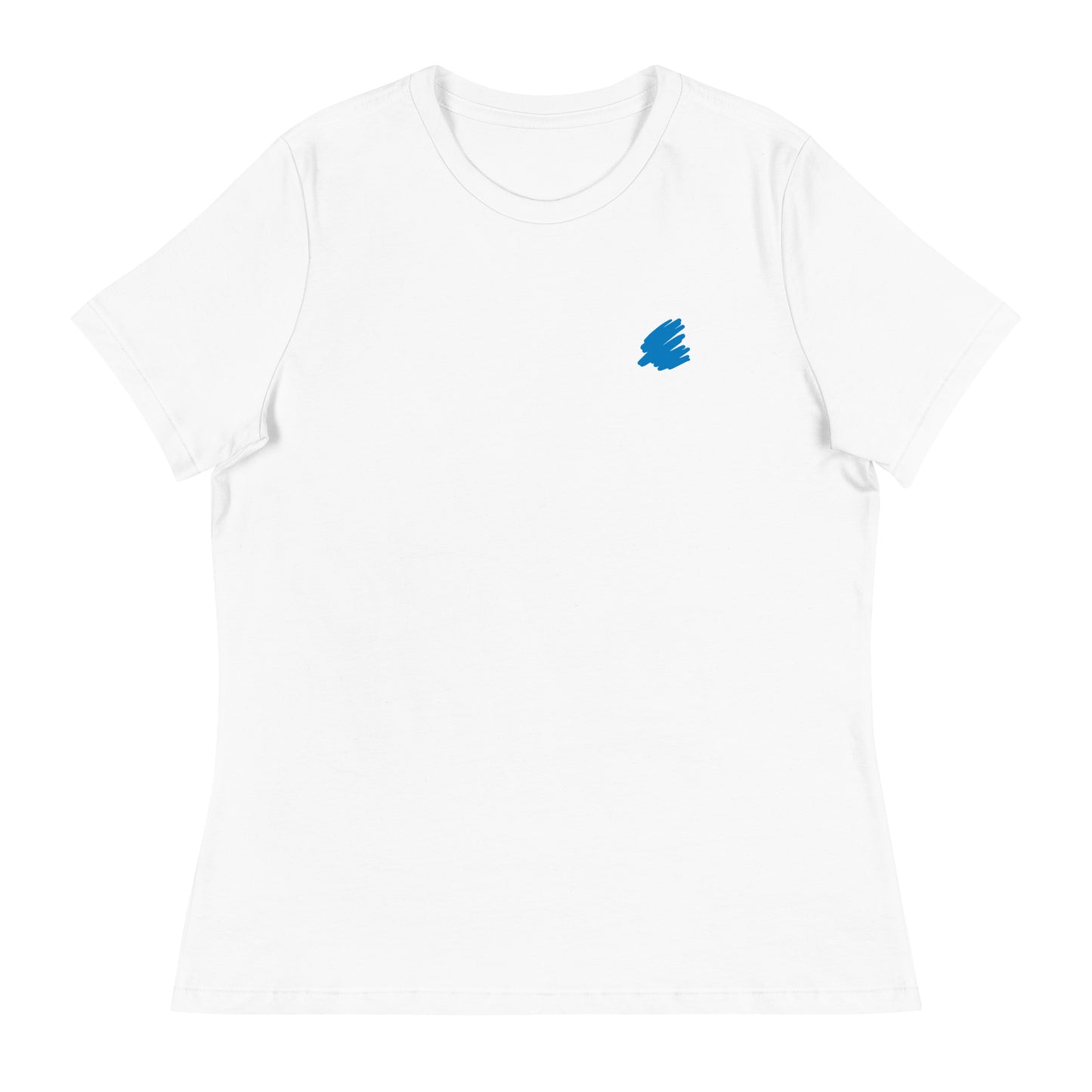 Goober & Doofus Logo Branded T-Shirt - Women's Relaxed Fit in White